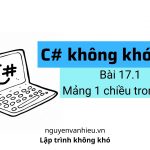 mảng 1 chiều trong c#