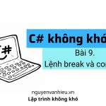 câu lệnh break và continue trong c