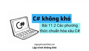 chuẩn hóa xâu trong c