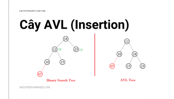 Cây AVL (Phần 1 - Insertion)