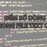 Đếm số dòng trong file text C++