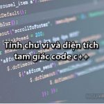 diện tích tam giác