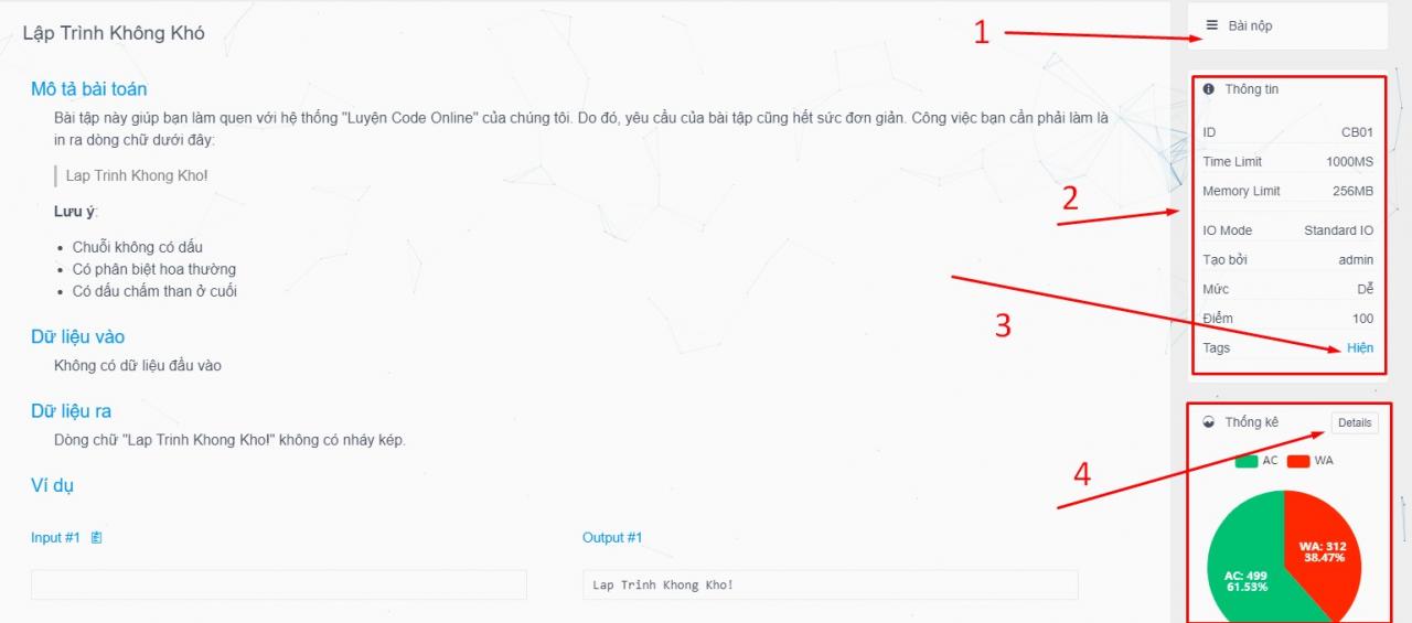 Giới thiệu website Luyện Code Online Giới thiệu website Luyện Code Online