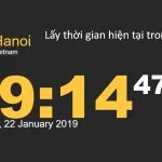 Lấy ngày giờ hiện tại trong Java