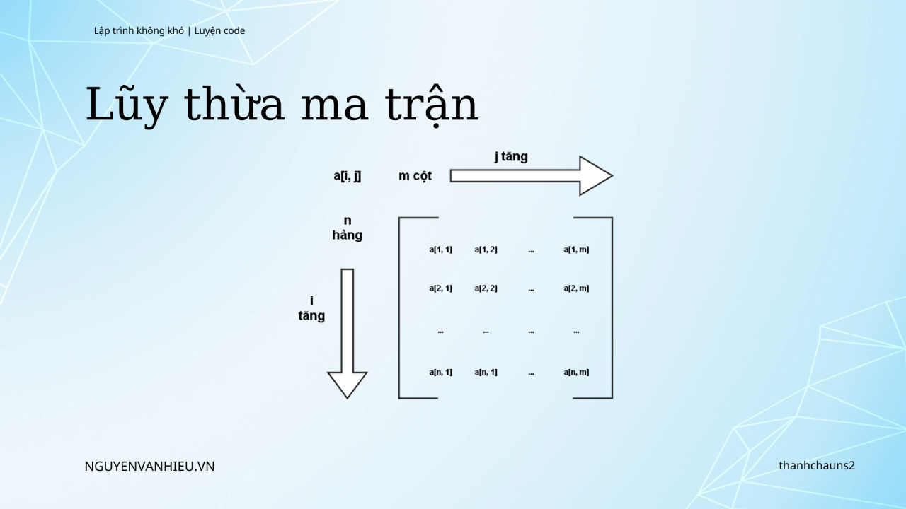 Lũy thừa ma trận
