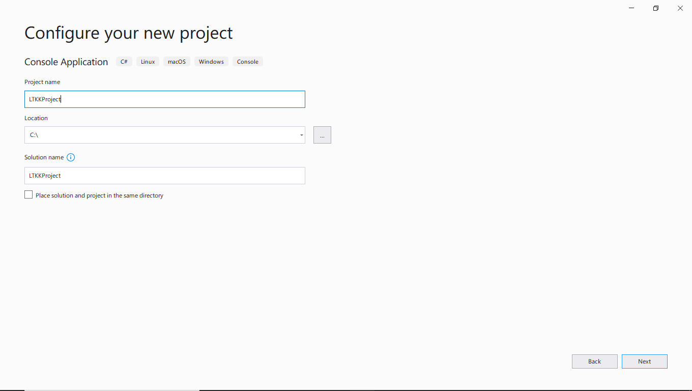 post1-7 tạo project