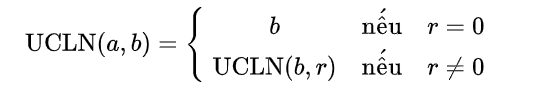 Thuật toán tìm ước chung lớn nhất của hai số nguyên sử dụng C++