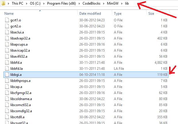 snip4 cài đặt graphics.h