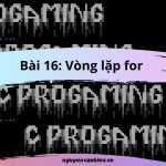 Vòng Lặp For Trong C