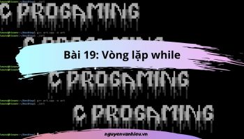 Vòng Lặp While Và Do While
