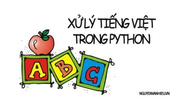 Xử lý tiếng Việt trong Python